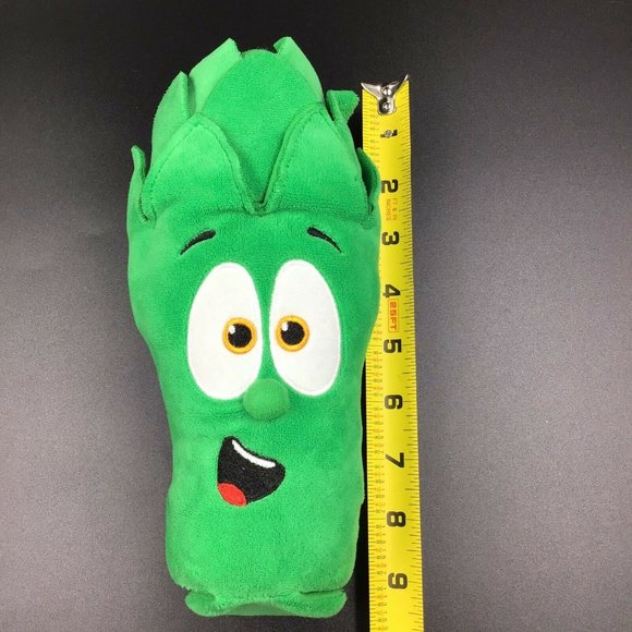Junior Asparagus Singing Shaker VeggieTales Animated Toy Plush Works! - Picture 8 of 10